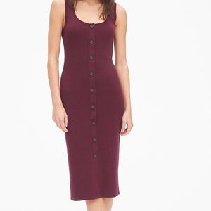 Gap ribbed midi sweater dress